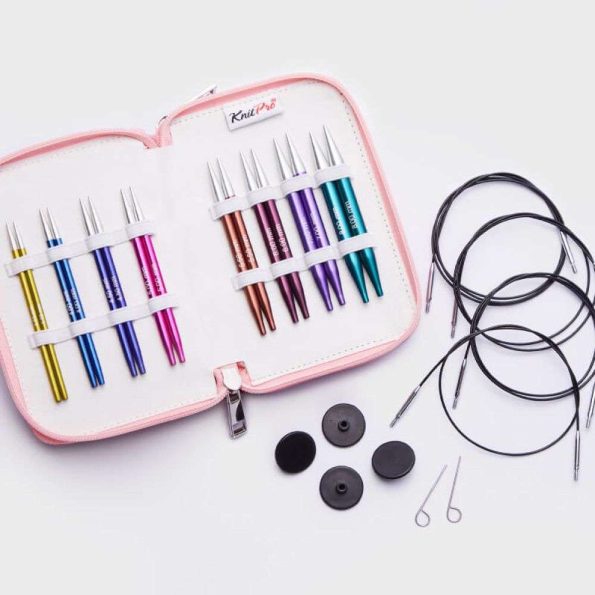 Набор съёмных спиц KnitPro Zing Deluxe Special IC, 10 см